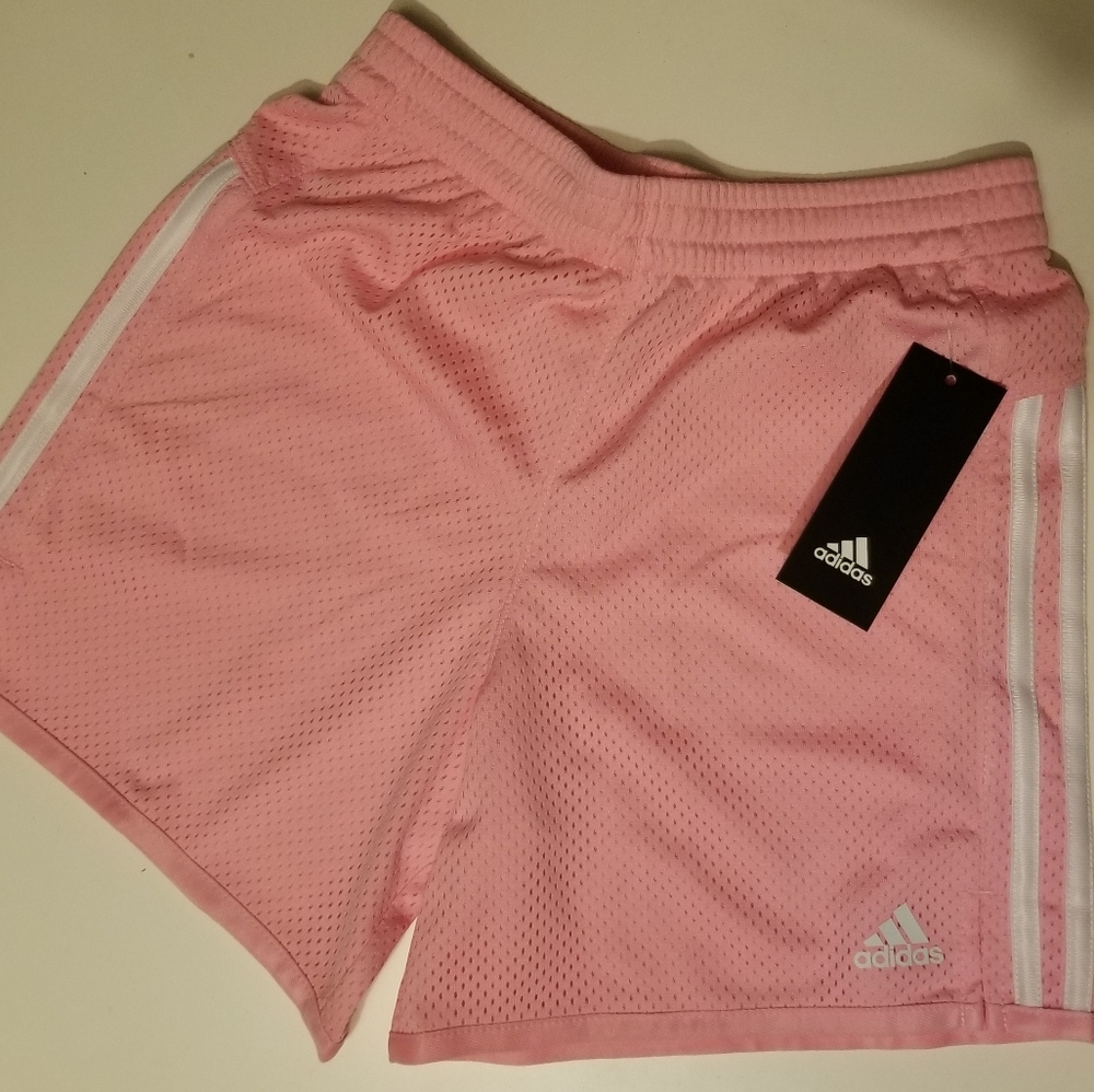 Adidas girls shorts - light pink